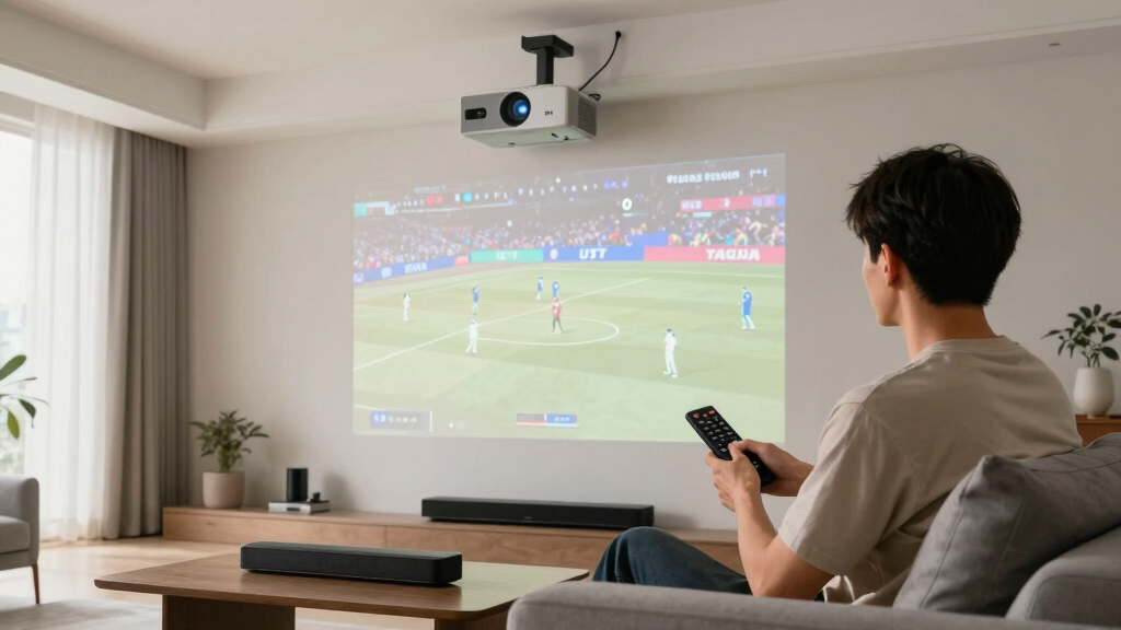 best premium ust projector with google tv for sports