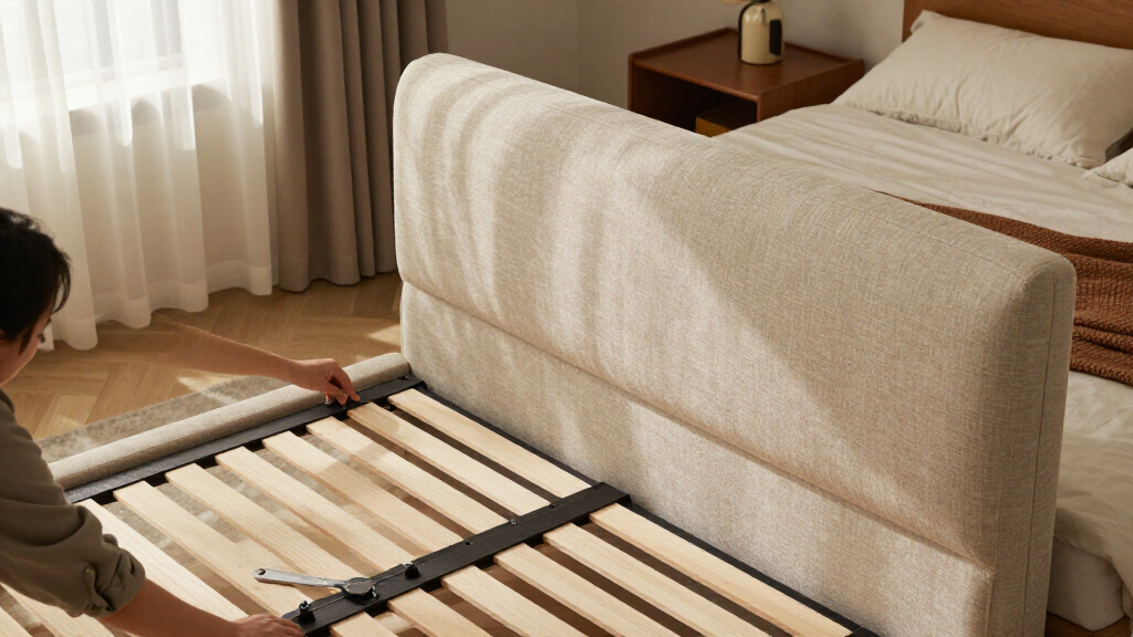 upholstered bed frame for master bedroom