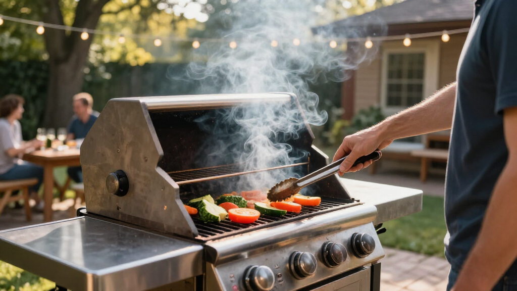 stainless gas grills for entertaining