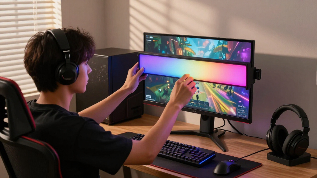 best monitor light bars for gaming desks
