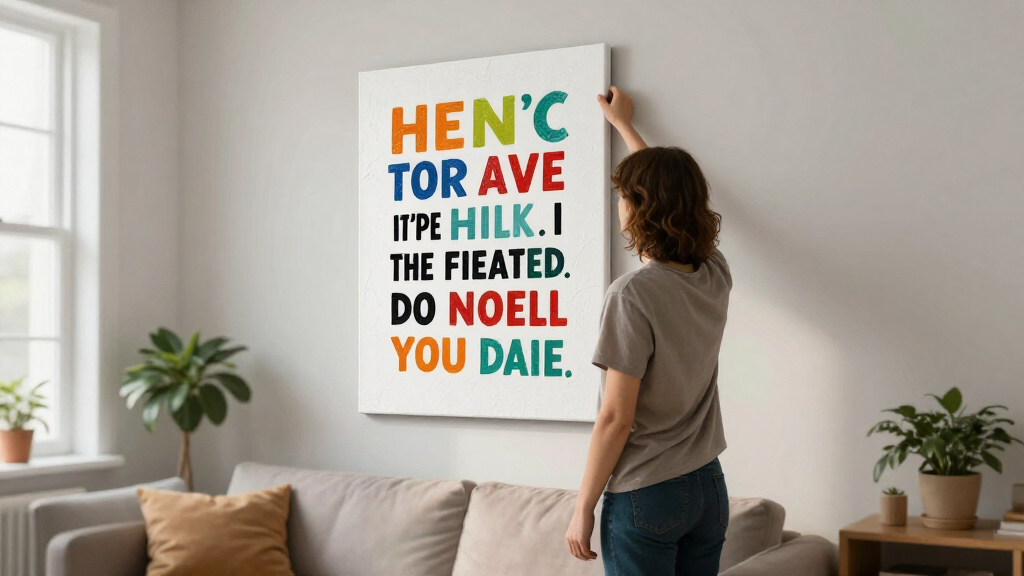 motivational quote wall art