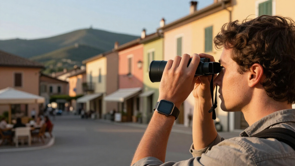 compact binoculars for sightseeing