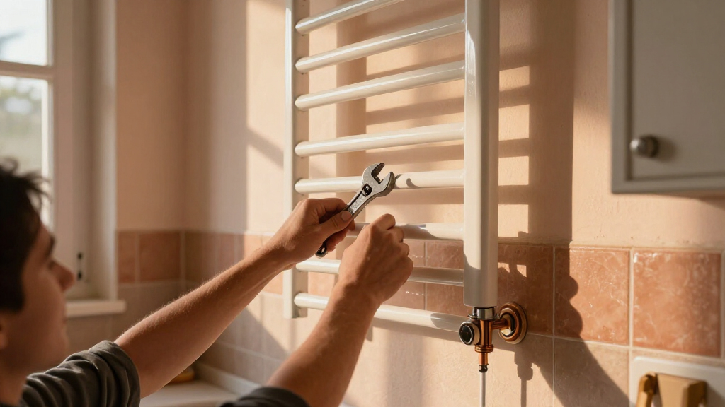 wall mounted towel warmer