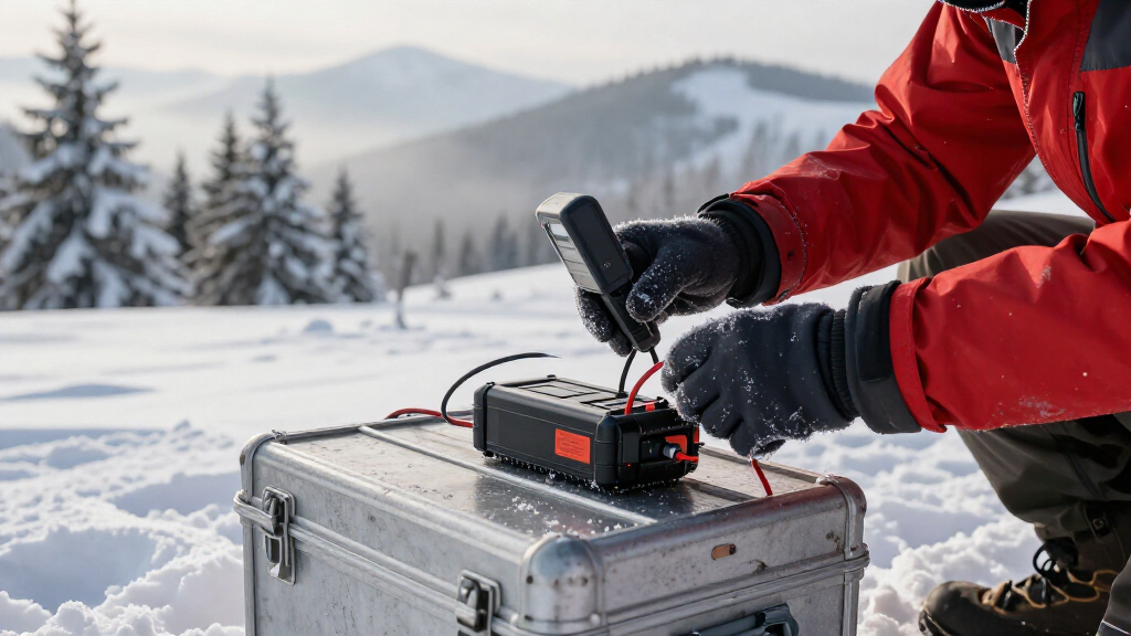 rechargeable battery pack for cold weather