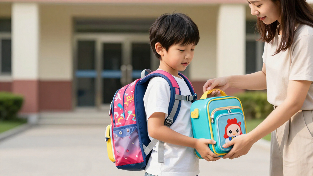 kids backpack with lunchbox