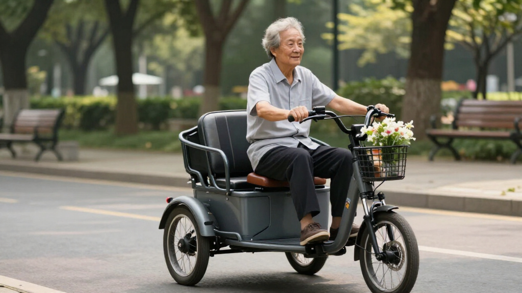 elderly electric tricycle