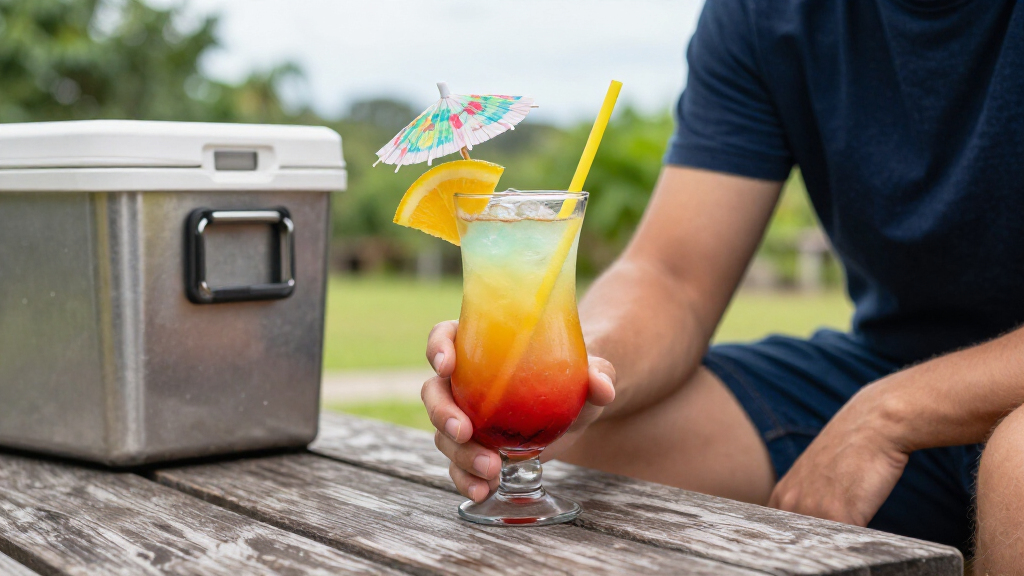 best tropical drinkware and coolers