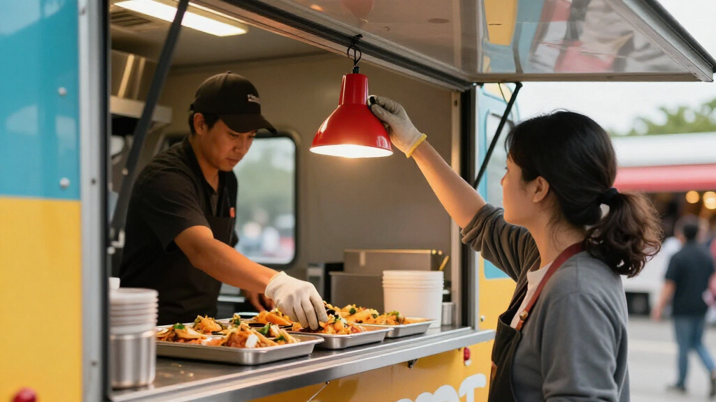 best heat lamps for food truck service