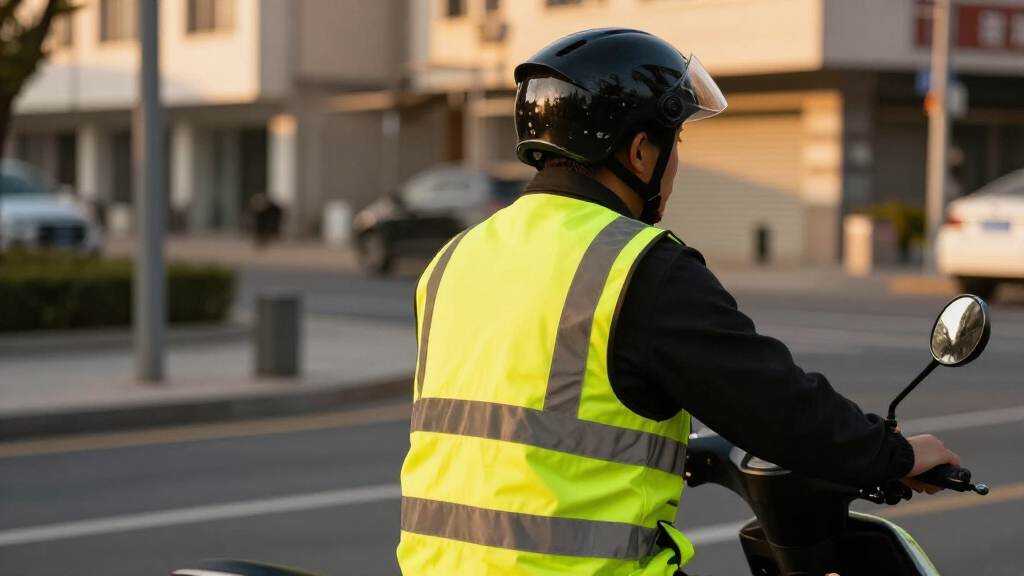 best scooter helmets and reflective vests