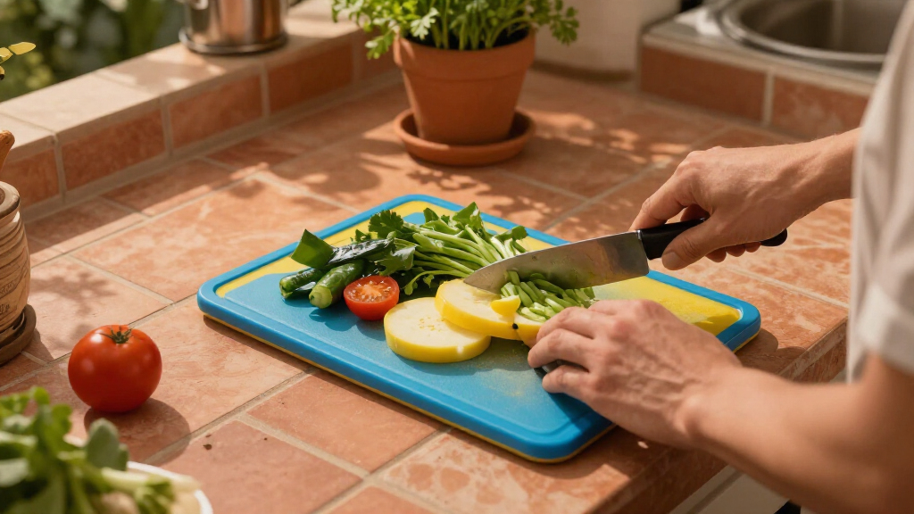 plastic cutting boards for knives