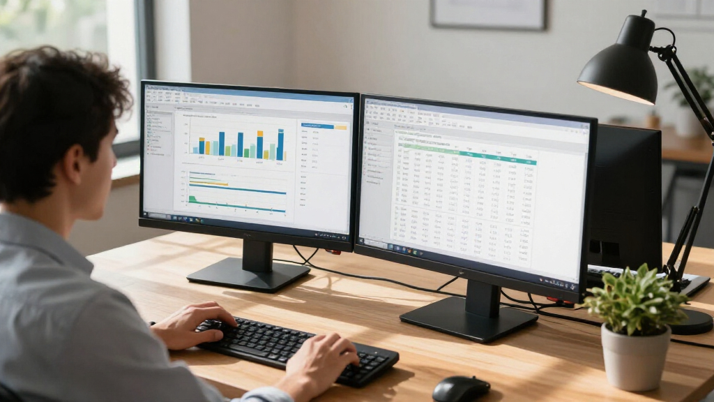 best dual 4k monitors for CPA office