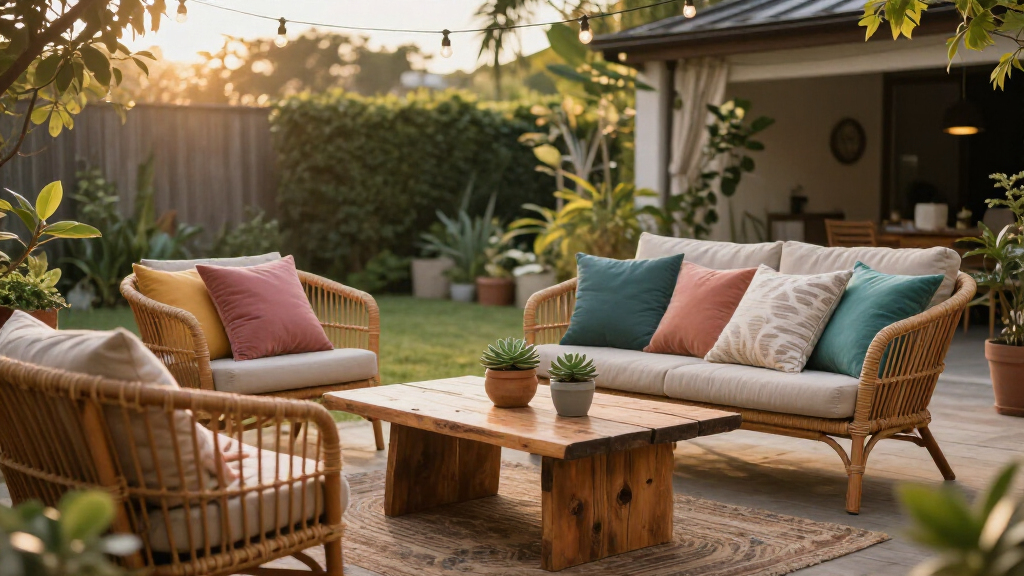 boho patio furniture sets