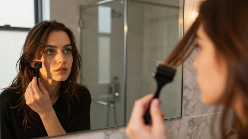 hair color for green eyes