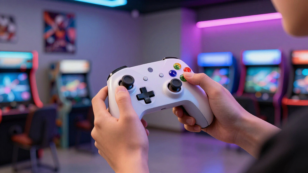 arcade-style gaming controllers