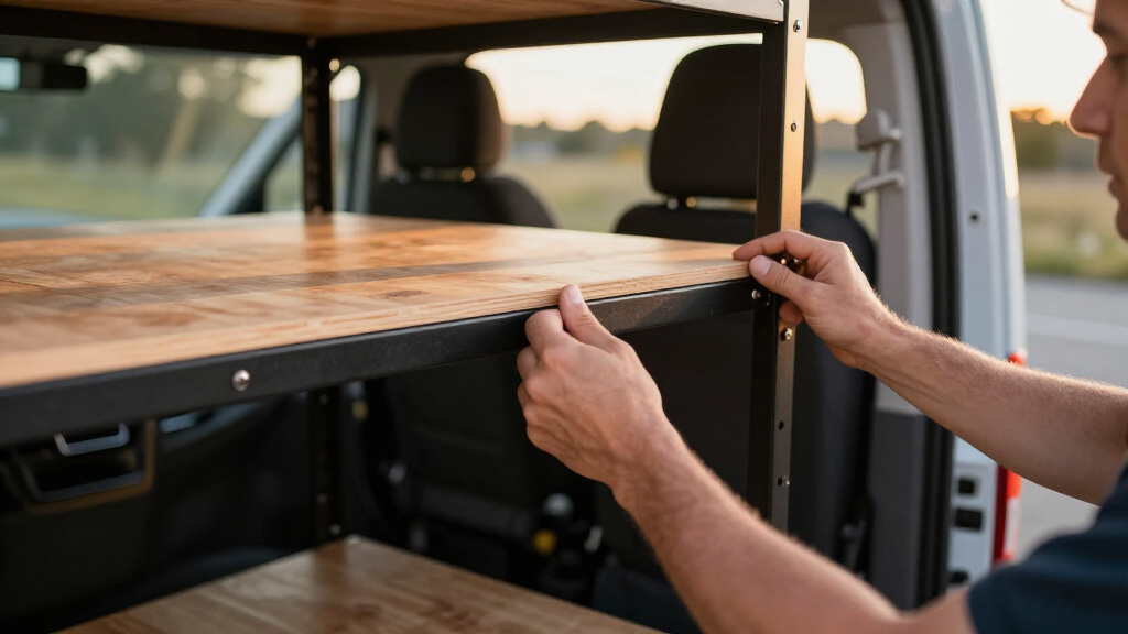 hvac van shelving package for ford transit