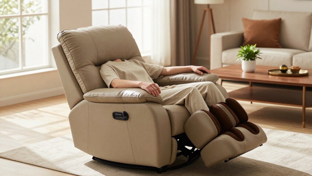 best leather power recliner with heat and massage