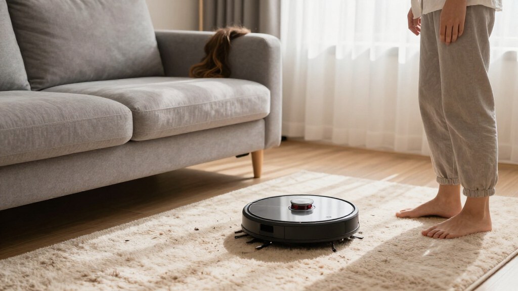 robot vacuum for long hair