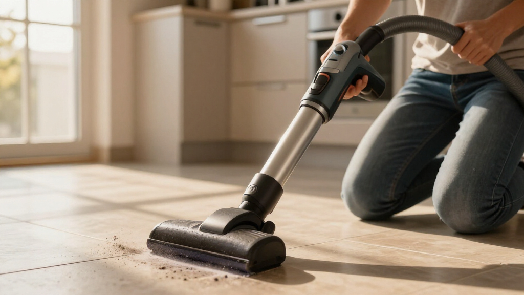 best cordless vacuum for tile and grout dust