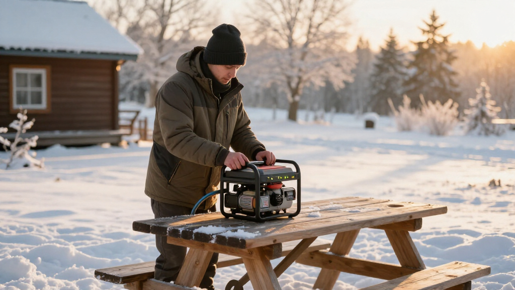 dual fuel inverter generator winter use