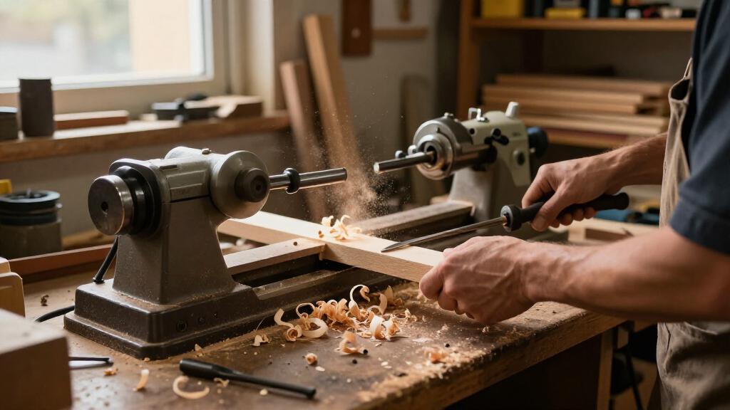 benchtop wood lathes for small shops
