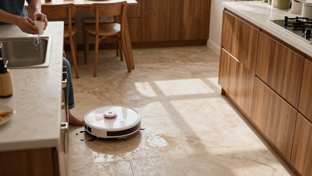 robot vacuums with mopping for stone floors