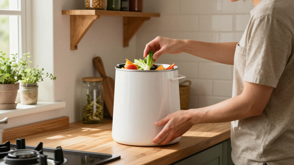 electric compost bin for kitchen