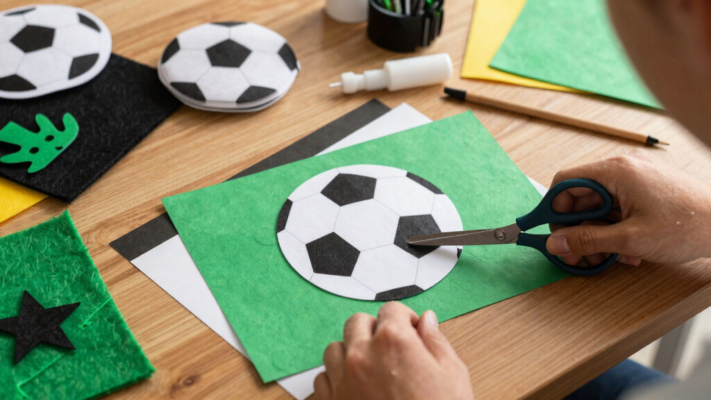 soccer fan arts and crafts supplies