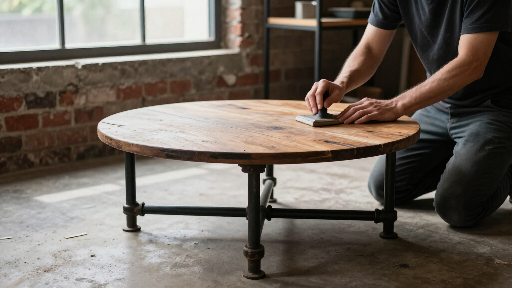 industrial vintage coffee tables