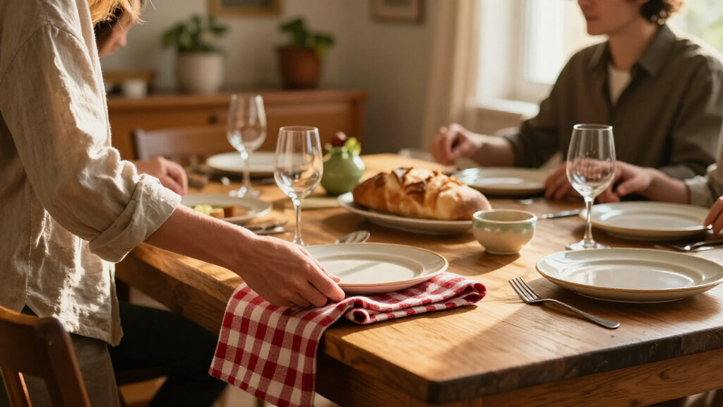 checkered cloth napkin sets