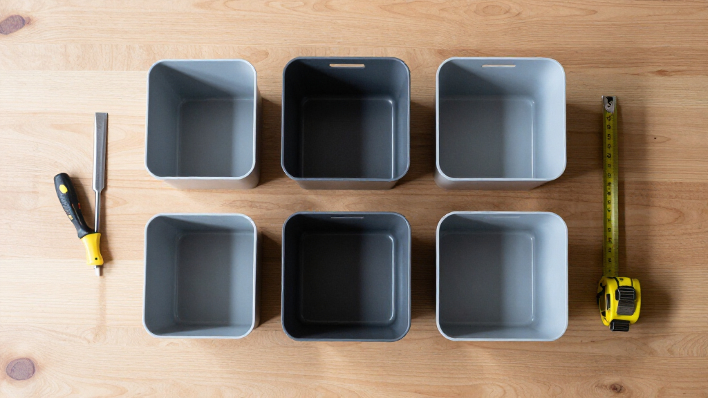 woodworking storage organization bins
