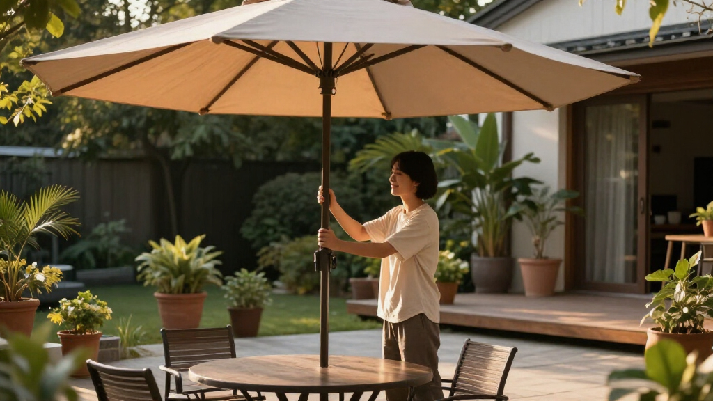 best patio umbrella with base