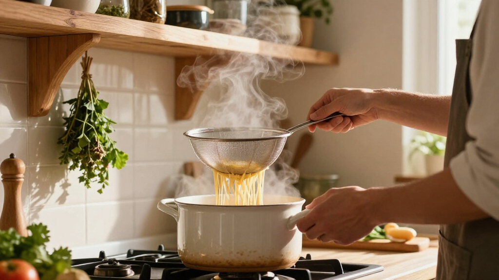 pasta pot with strainer