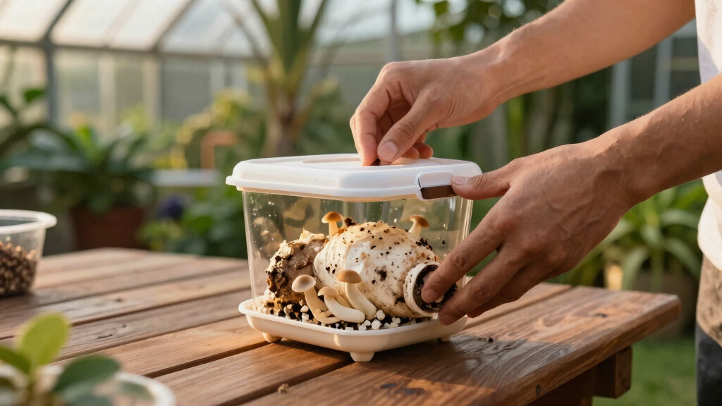 mushroom growing starter kit