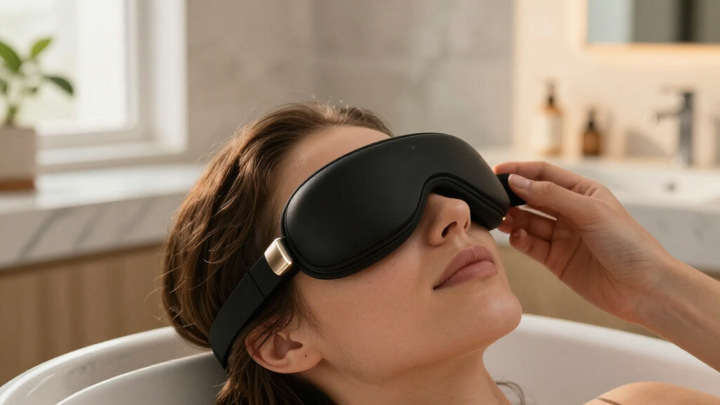 heated eye massager premium