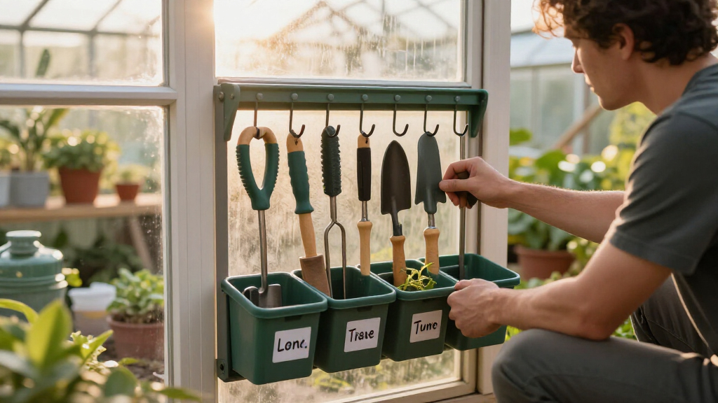 garden tool storage organizers