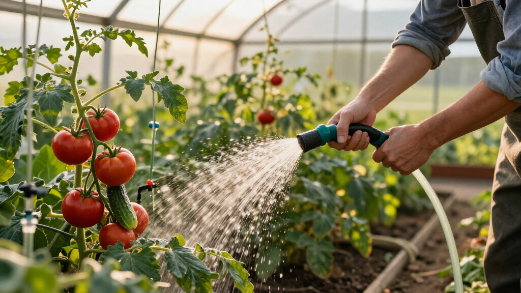 best watering systems for hoop house growers
