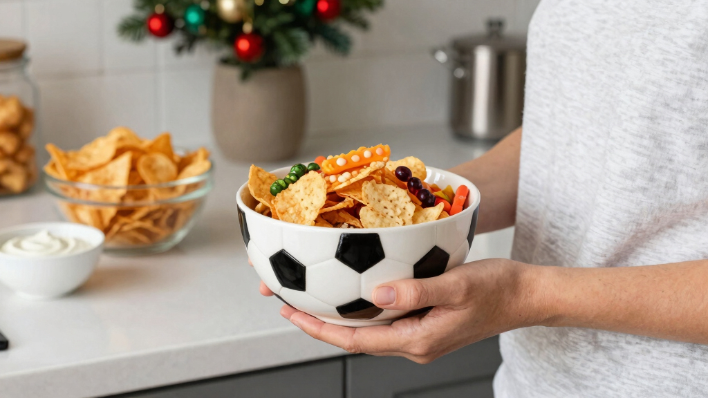 world cup themed snack bowls