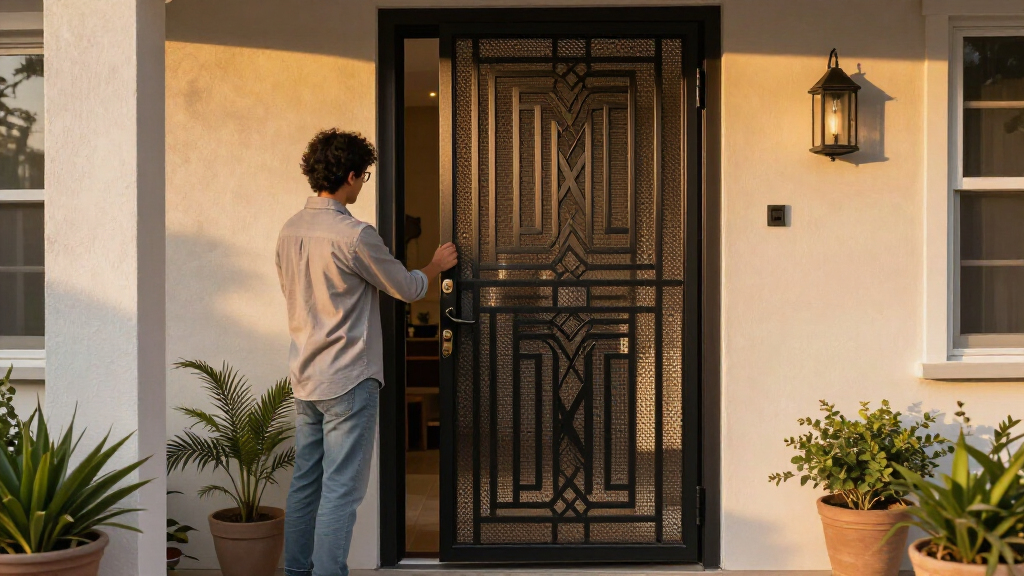 best security screen door for front entry