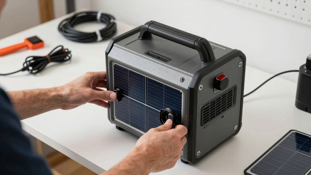 solar-powered backup generators
