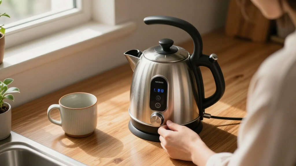 electric kettle with temperature control