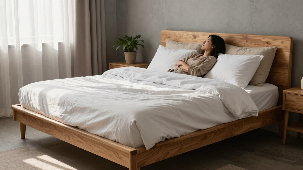 best solid wood platform bed king
