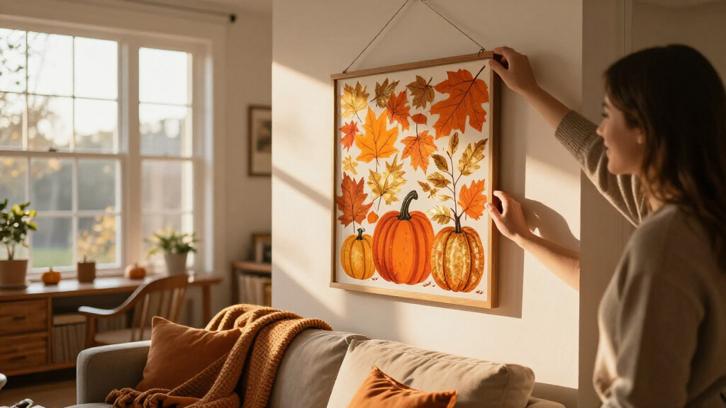 fall-themed wall art decor