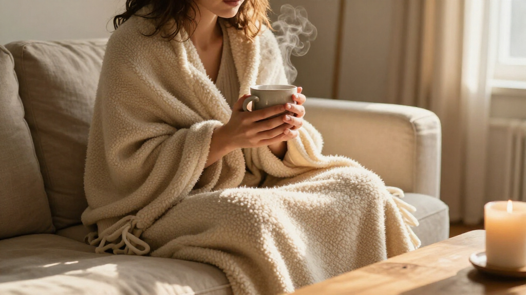 cozy fleece throw blankets