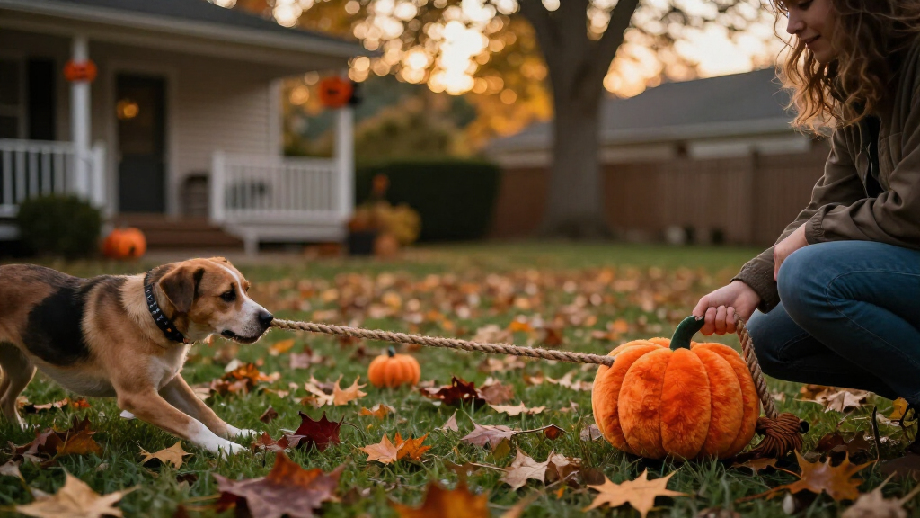 Halloween dog toys