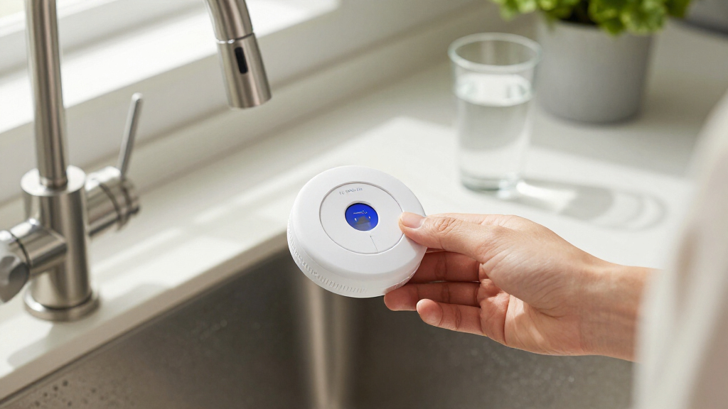 smart leak detectors with shutoff valve