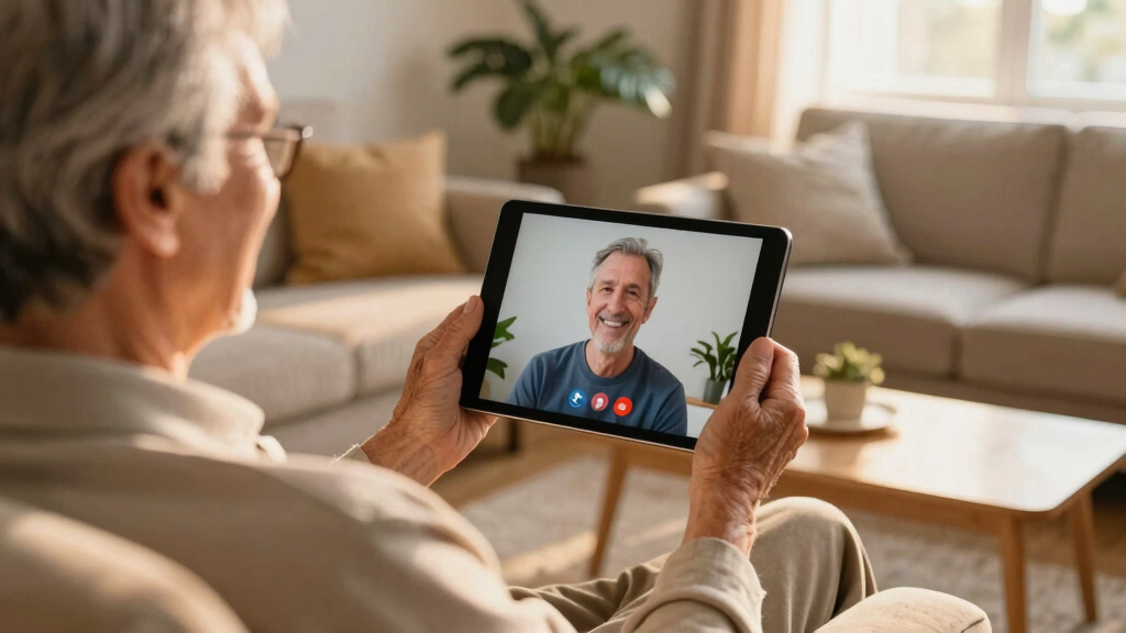 senior-friendly video calling devices