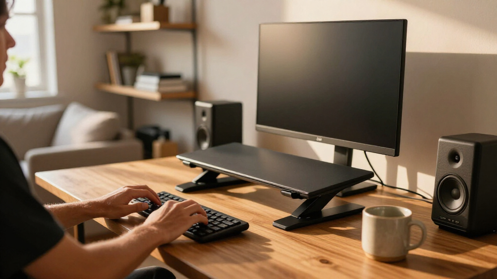 ergonomic standing desk converters