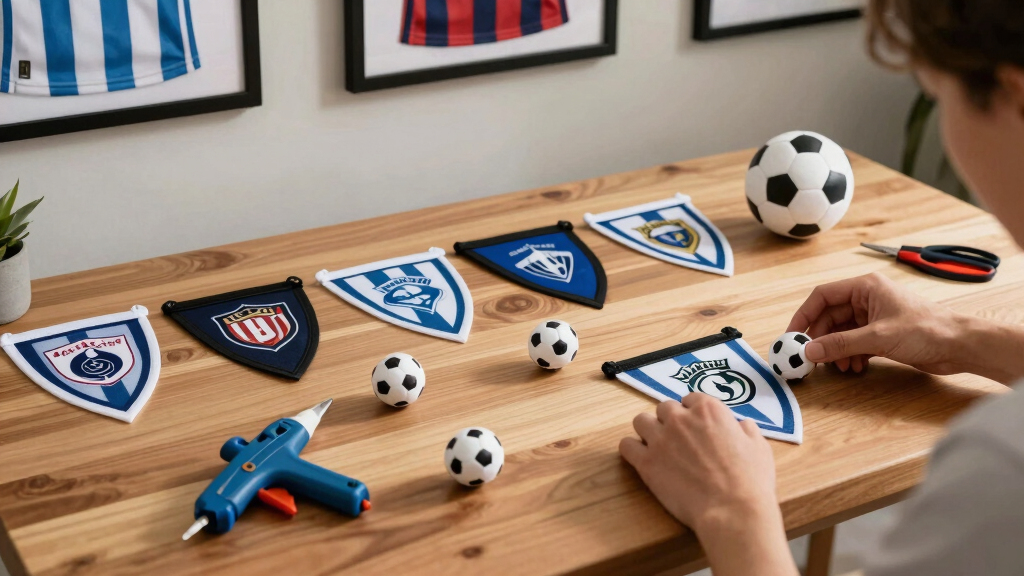soccer-themed home decor