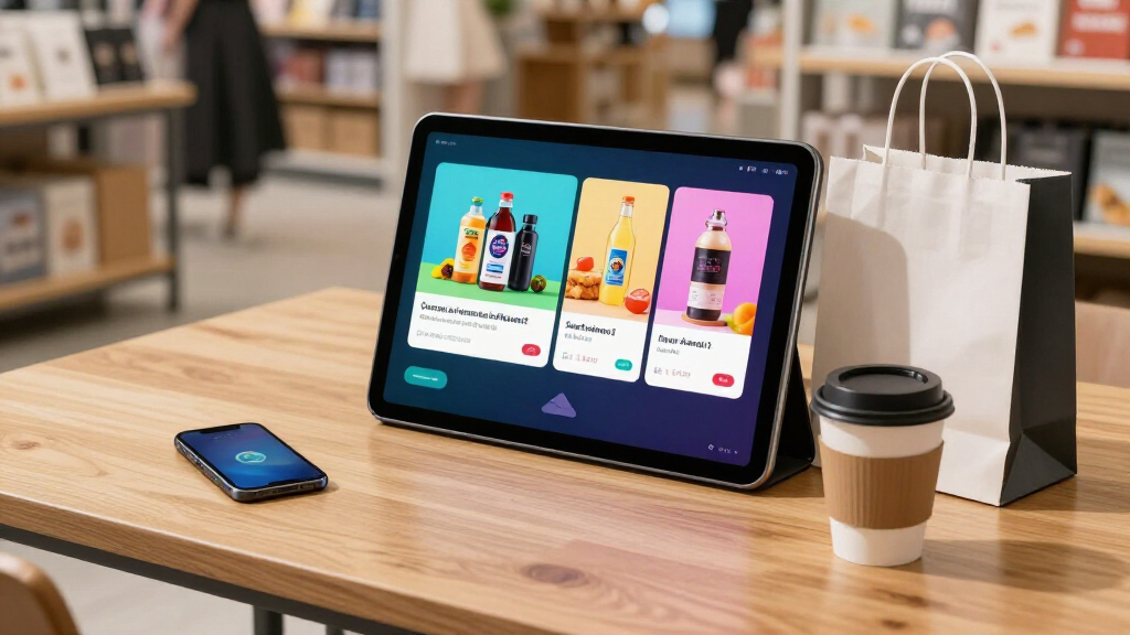 Digital signage display for retail store