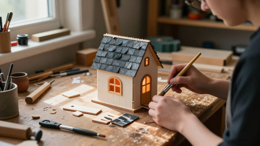 Halloween miniature house kits